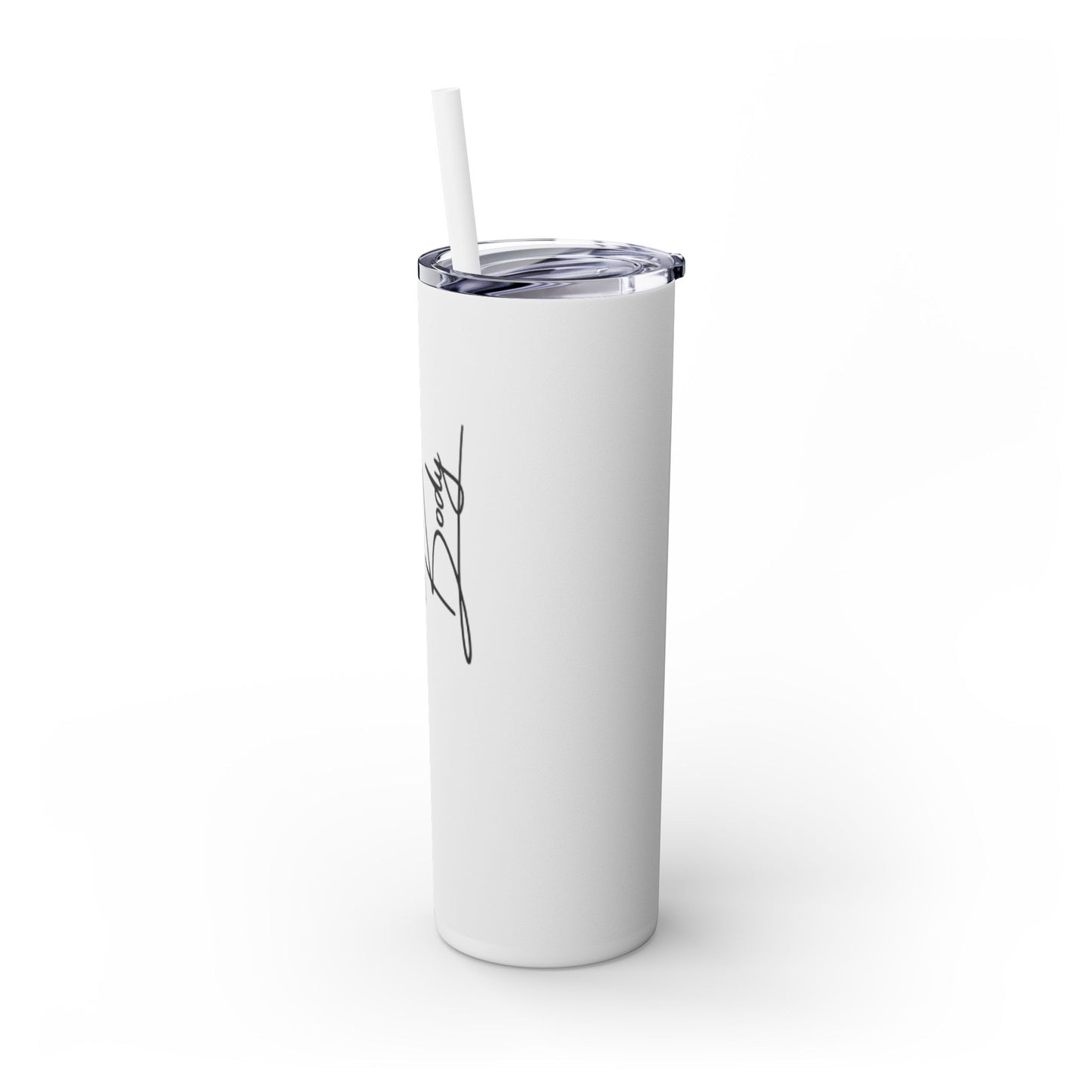 FEMMEVITA Skinny Tumbler with Straw, 20oz