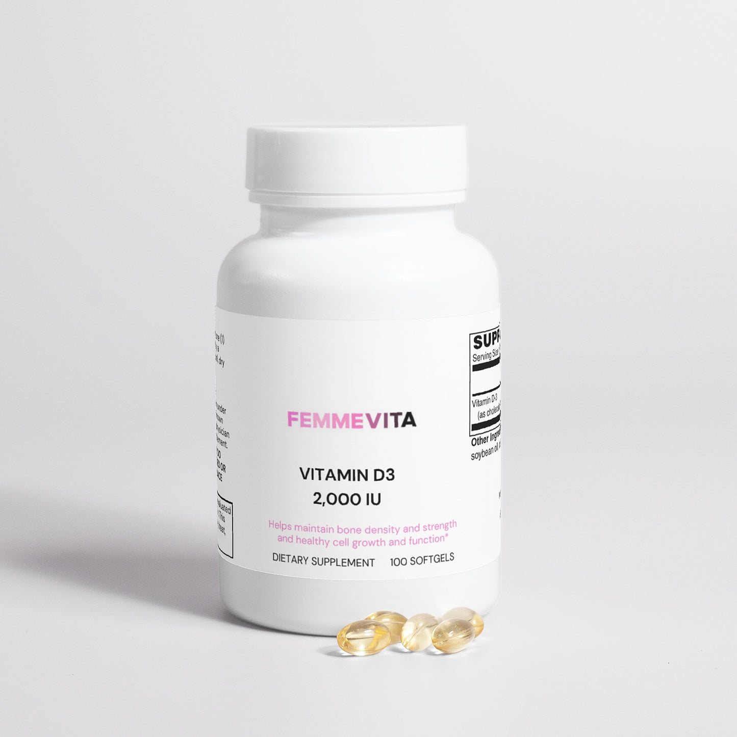 FEMMAVITA Vitamin D3 2,000 IU